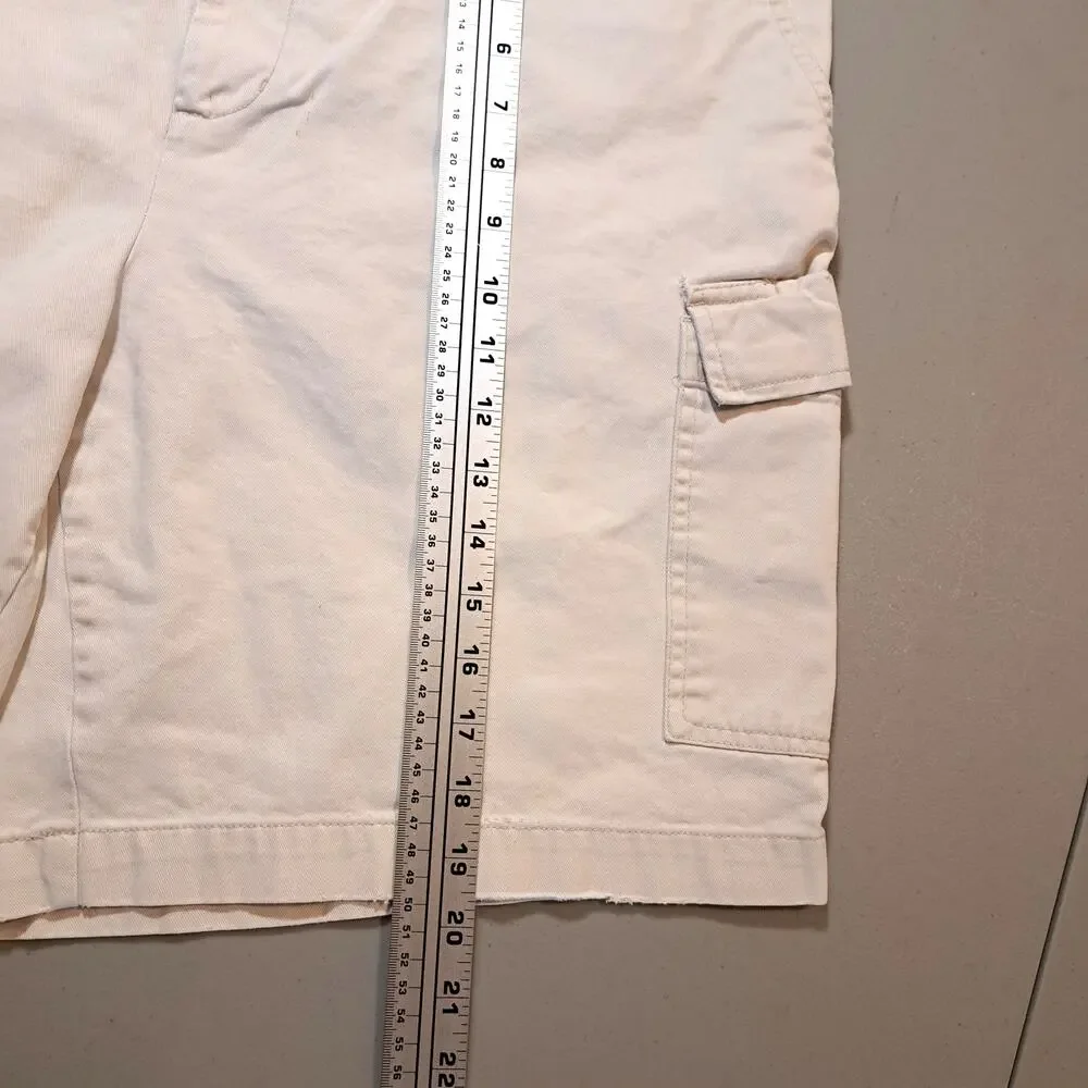 Architect Cargo Shorts Mens 38 Stone 100% Cotton Pockets‎ Utility Hiking Camping